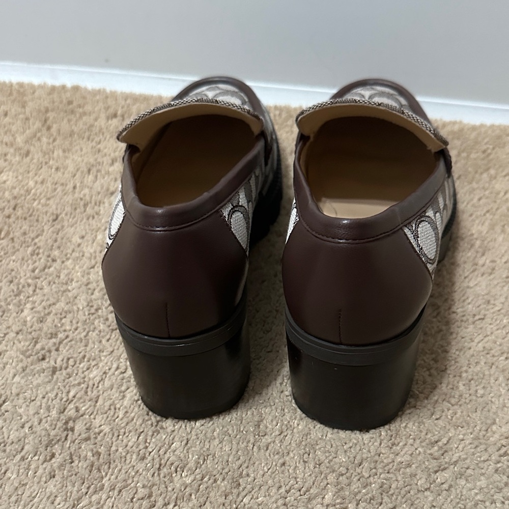Coach Women's Brown Loafers - Worn - Picture 4 of 5